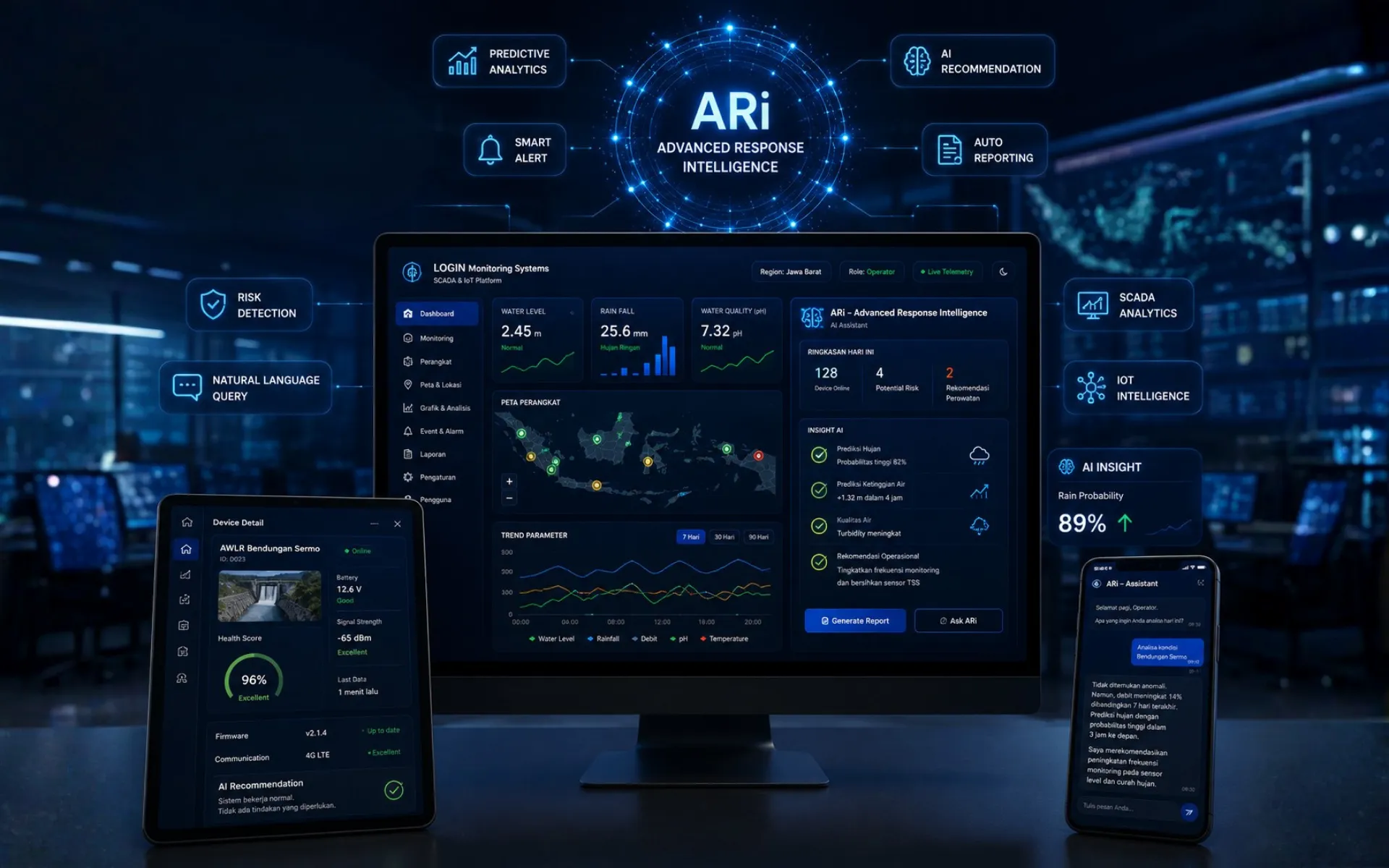 AI-Powered SCADA Platform ( ARi )